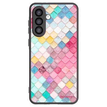 Picasee Μαύρη θήκη σιλικόνης για Samsung Galaxy A26 5G A266B - Colorful roof