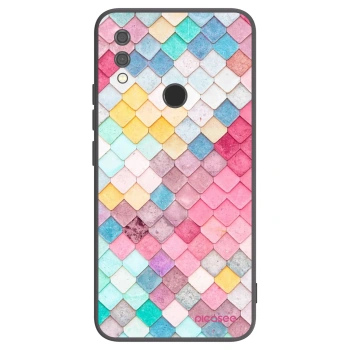 Picasee Μαύρη θήκη σιλικόνης για Xiaomi Redmi Note 7 - Colorful roof