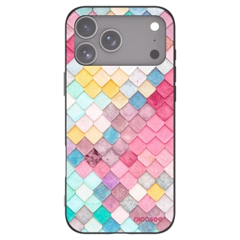 Picasee Μαύρη θήκη σιλικόνης για Apple iPhone 17 Pro Max - Colorful roof