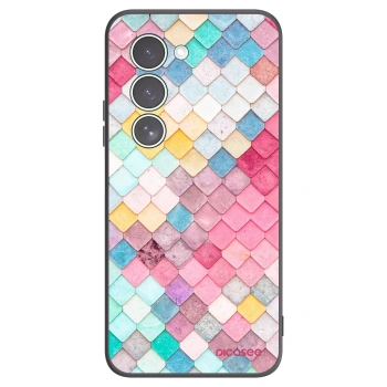 Picasee Μαύρη θήκη σιλικόνης για Xiaomi Redmi 15 5G - Colorful roof