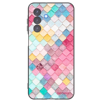 Picasee Μαύρη θήκη σιλικόνης για Samsung Galaxy A17 5G - Colorful roof