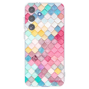 Picasee διαφανής θήκη σιλικόνης Samsung Galaxy S25 FE 5G - Colorful roof