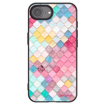 Picasee Μαύρη θήκη σιλικόνης για Apple iPhone 17e - Colorful roof