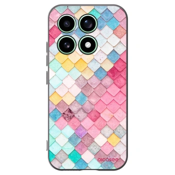 Picasee Μαύρη θήκη σιλικόνης για Xiaomi 17 - Colorful roof