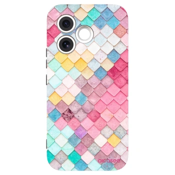 Picasee Μαύρη θήκη σιλικόνης για Honor 600 Lite - Colorful roof