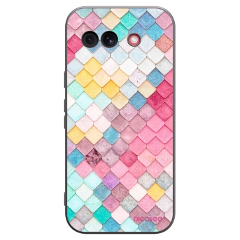 Picasee Μαύρη θήκη σιλικόνης για Google Pixel 10a - Colorful roof