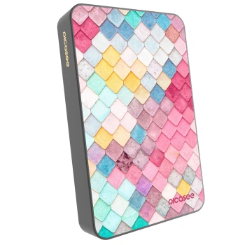 Powerbank με MagSafe 10 000 mAh Γκρί - Colorful roof