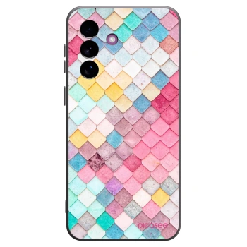 Picasee Μαύρη θήκη σιλικόνης για Samsung Galaxy A37 - Colorful roof