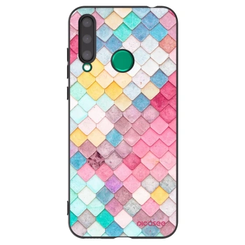 Picasee Μαύρη θήκη σιλικόνης για Honor 20 Lite - Colorful roof