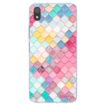 Picasee διαφανής θήκη σιλικόνης Xiaomi Redmi 7A - Colorful roof