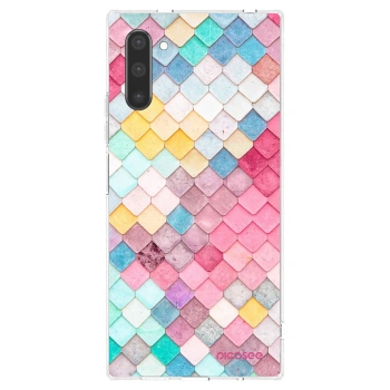 Picasee διαφανής θήκη σιλικόνης Samsung Galaxy Note 10 N970F - Colorful roof