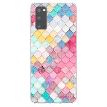 Picasee διαφανής θήκη σιλικόνης Samsung Galaxy S20 G980F - Colorful roof