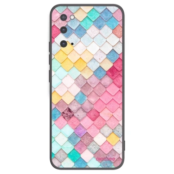 Picasee Μαύρη θήκη σιλικόνης για Samsung Galaxy S20 G980F - Colorful roof