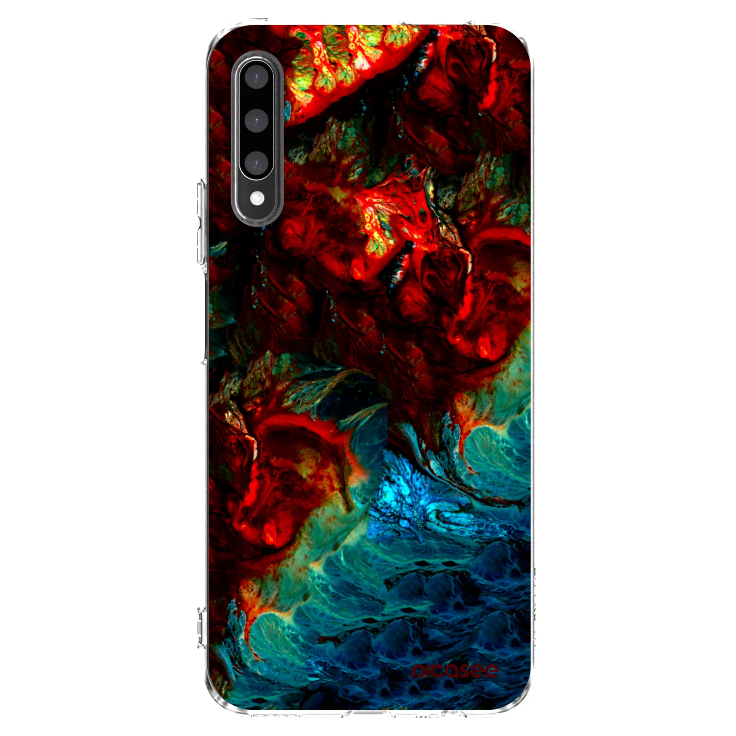 Picasee διαφανής θήκη σιλικόνης Honor 9X Pro - Universe