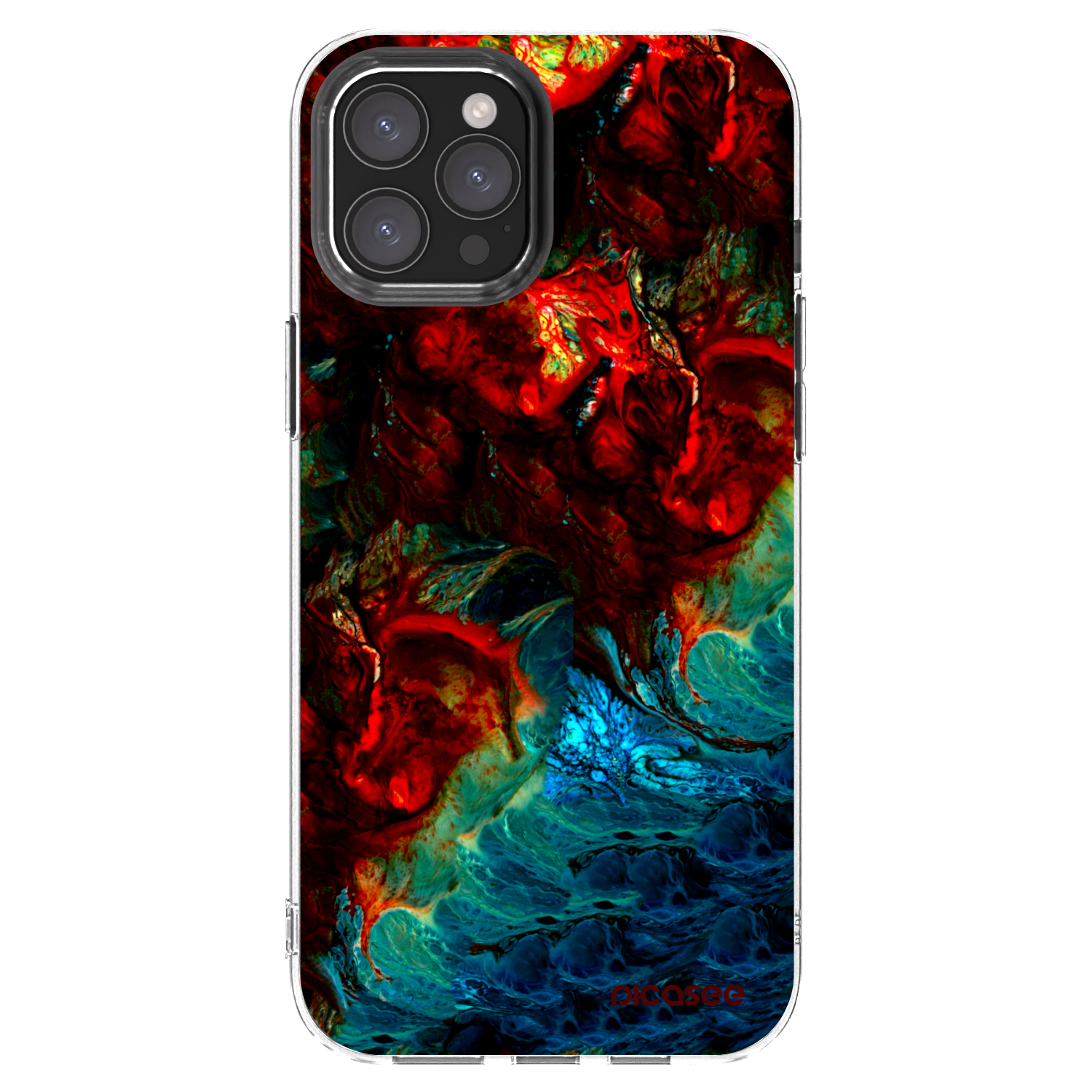 Picasee διαφανής θήκη σιλικόνης Apple iPhone 12 Pro Max - Universe