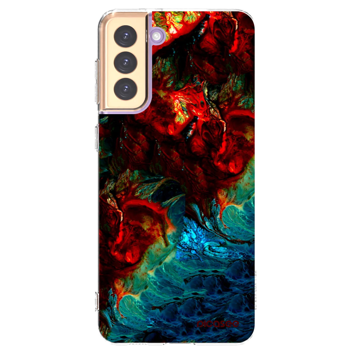 Picasee διαφανής θήκη σιλικόνης Samsung Galaxy S21+ 5G G996F - Universe