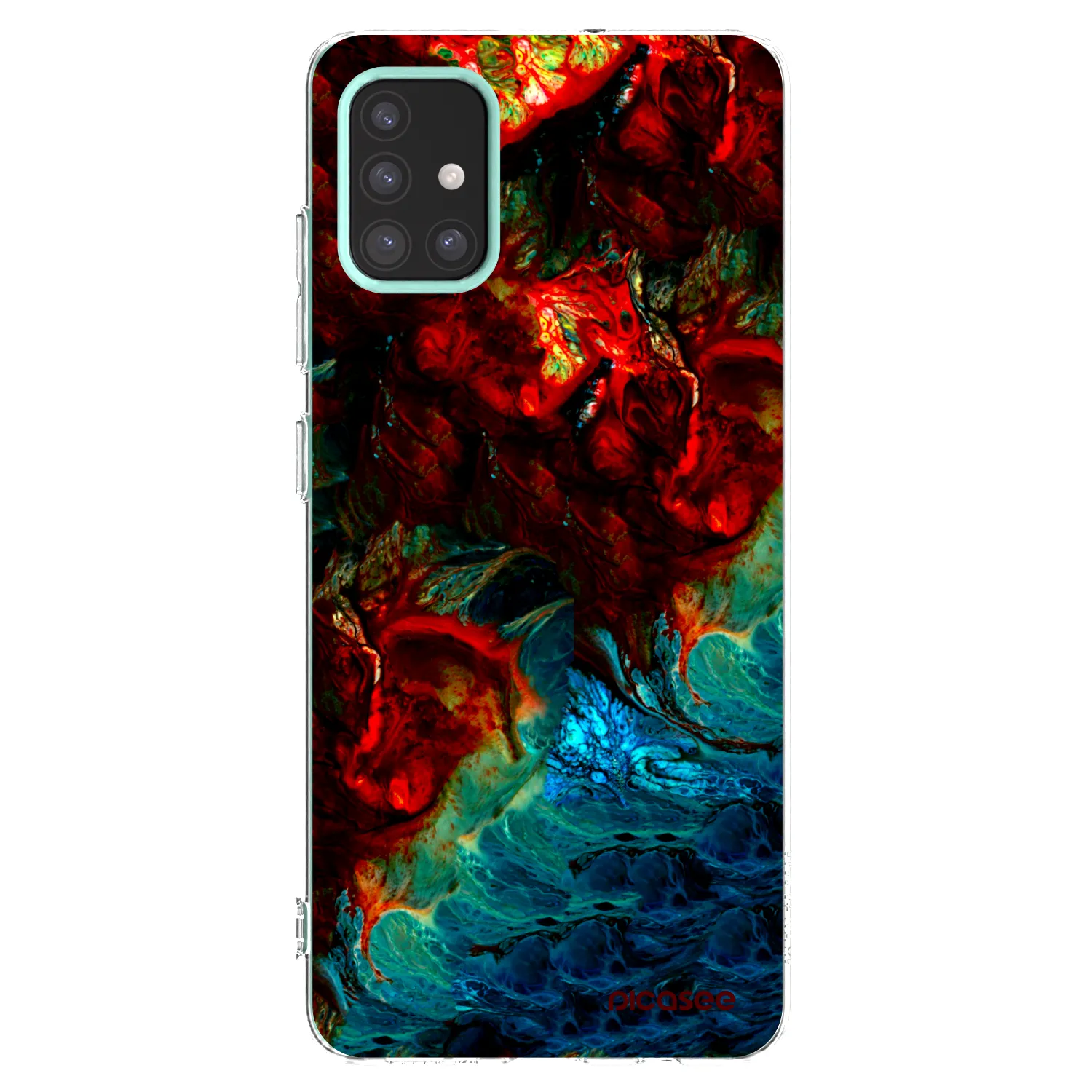 Picasee διαφανής θήκη σιλικόνης Samsung Galaxy M31s - Universe
