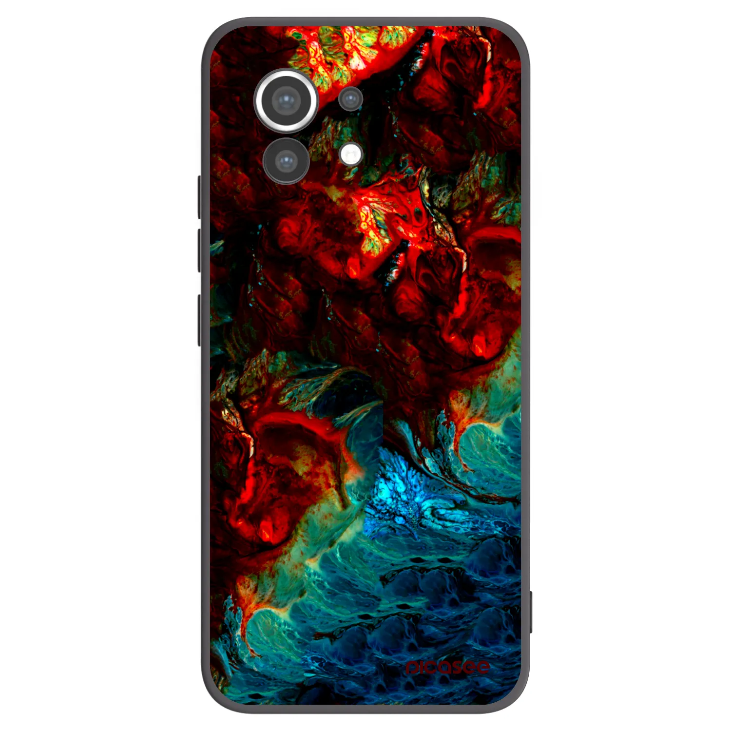 Picasee Μαύρη θήκη σιλικόνης για Xiaomi Mi 11 - Universe