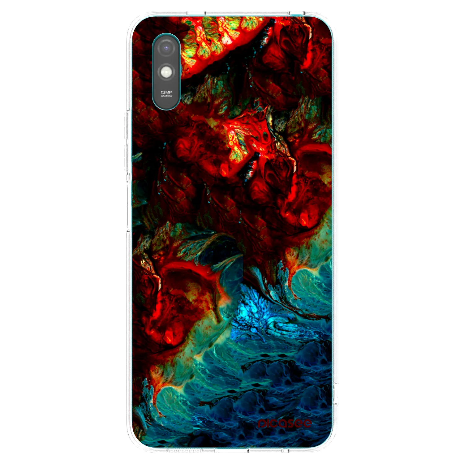 Picasee διαφανής θήκη σιλικόνης Xiaomi Redmi 9AT - Universe