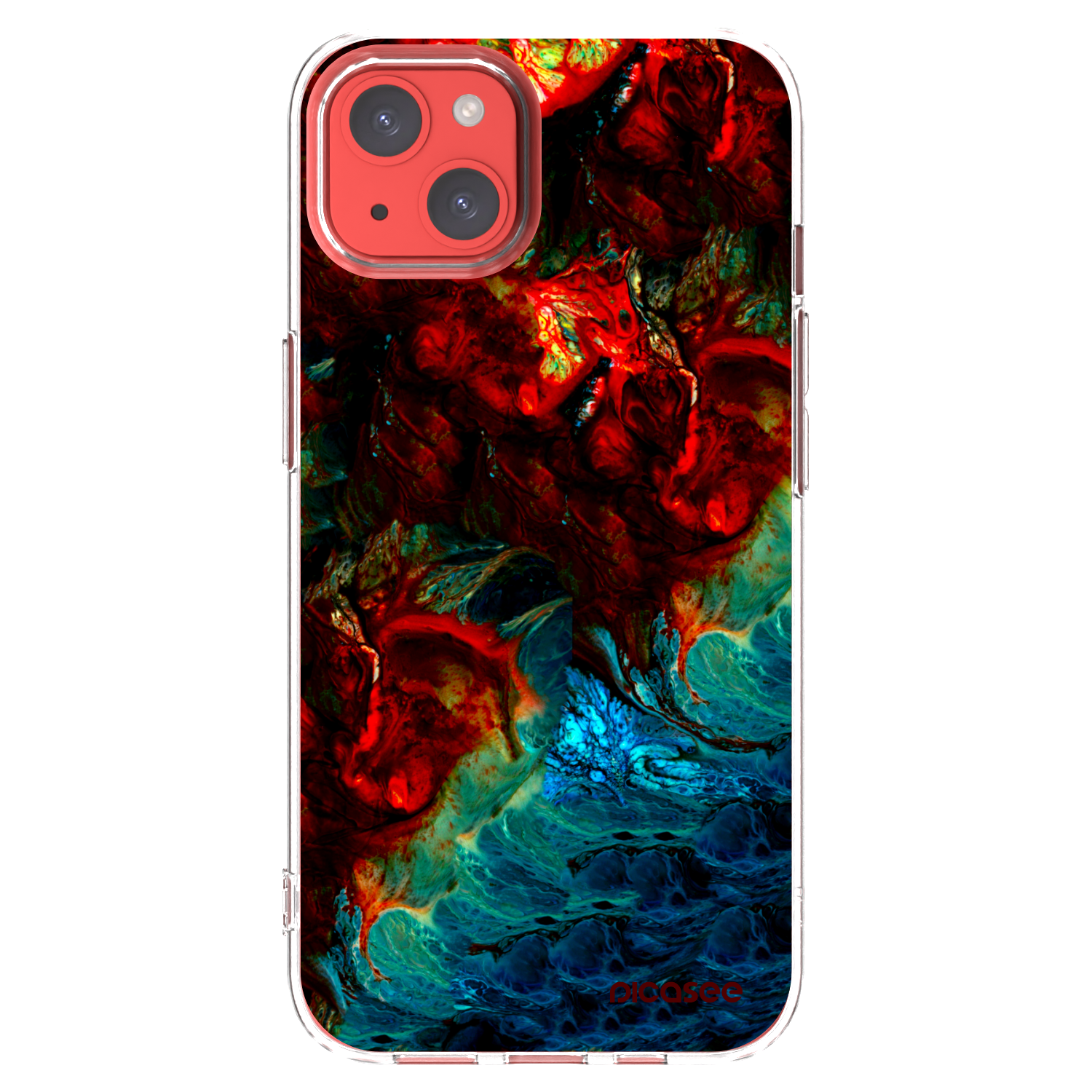 Picasee διαφανής θήκη σιλικόνης Apple iPhone 13 - Universe