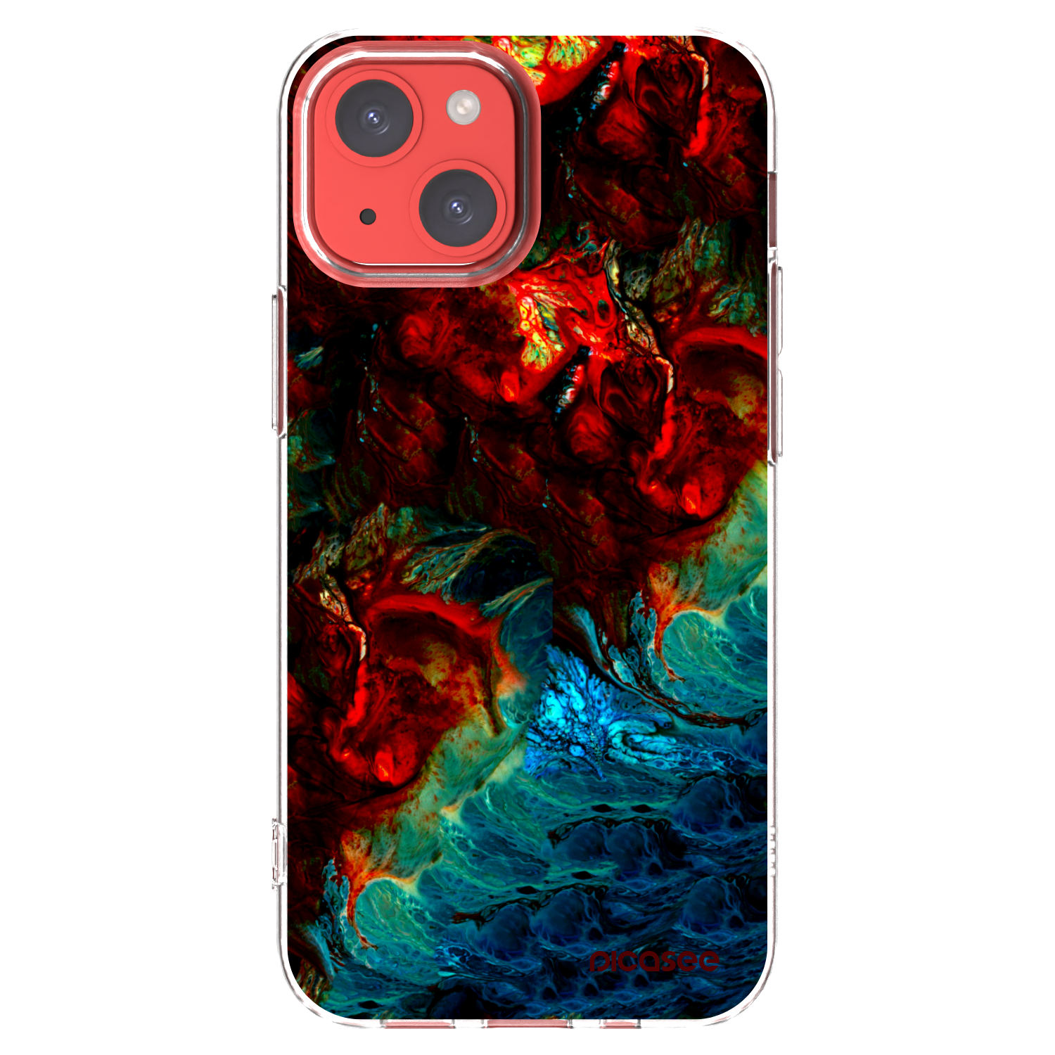 Picasee διαφανής θήκη σιλικόνης Apple iPhone 13 mini - Universe