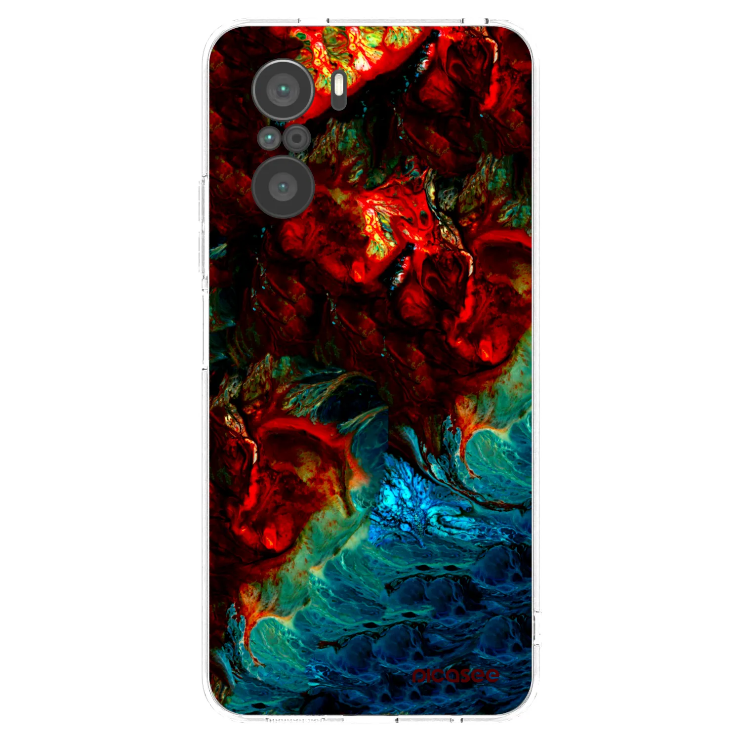 Picasee διαφανής θήκη σιλικόνης Xiaomi Poco F3 - Universe