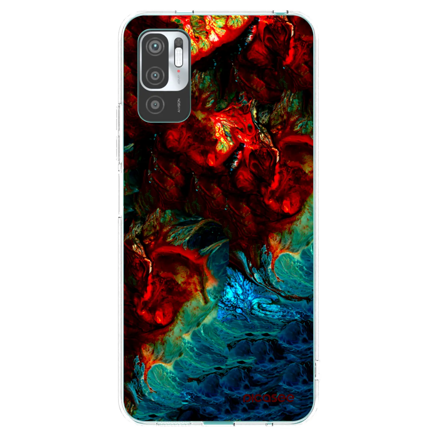 Picasee διαφανής θήκη σιλικόνης Xiaomi Redmi Note 10 5G - Universe