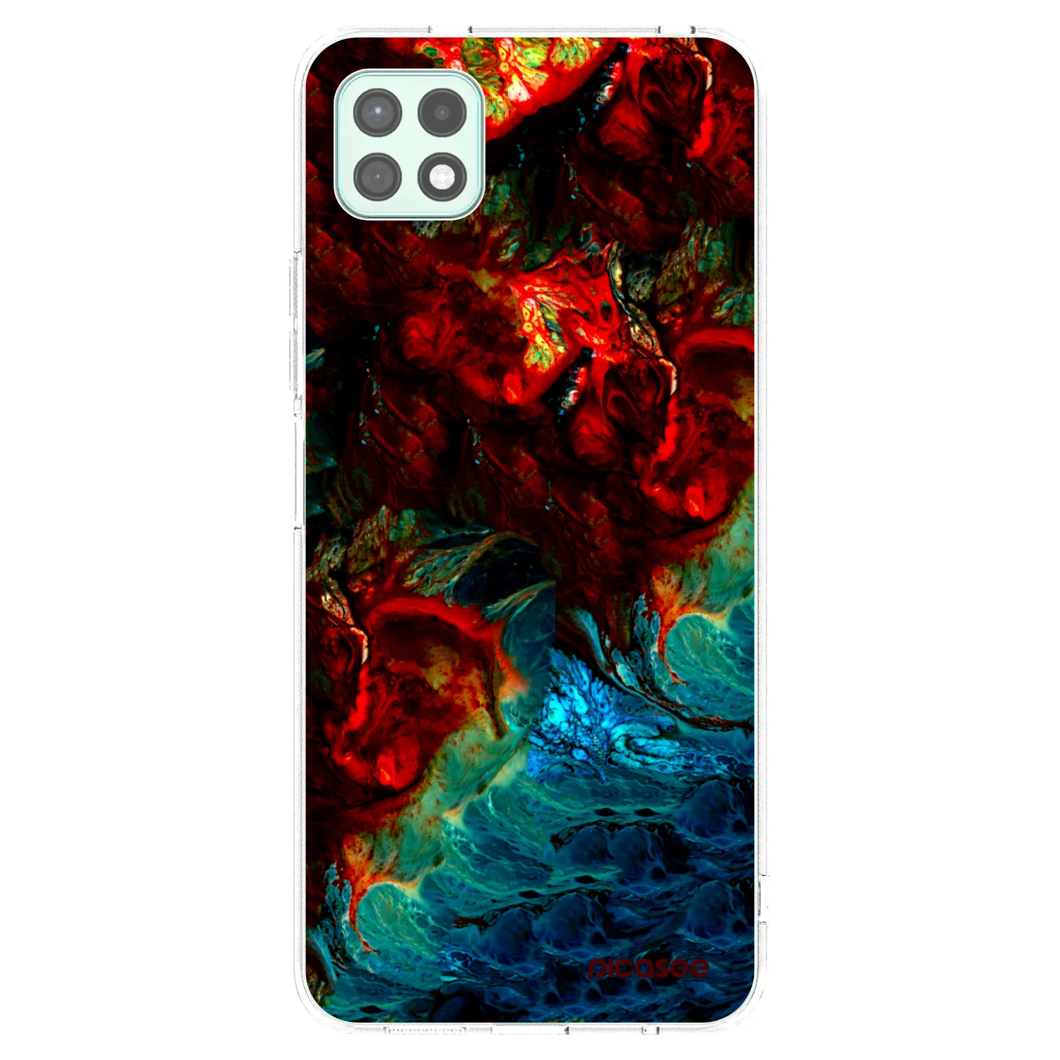 Picasee διαφανής θήκη σιλικόνης Samsung Galaxy A22 A226B 5G - Universe