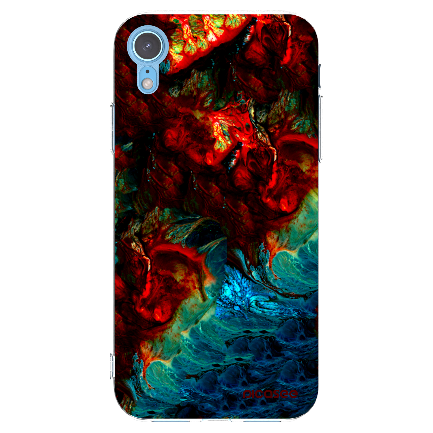 Picasee διαφανής θήκη σιλικόνης Apple iPhone XR - Universe