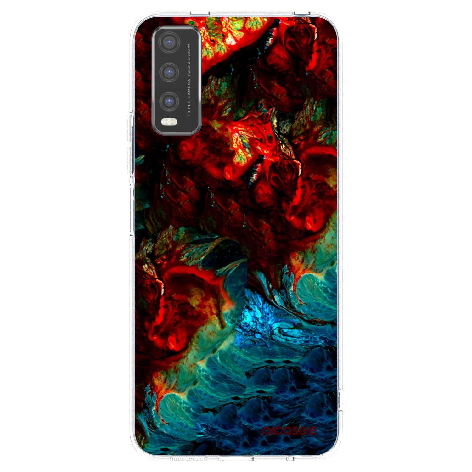 Picasee διαφανής θήκη σιλικόνης Vivo Y20s - Universe