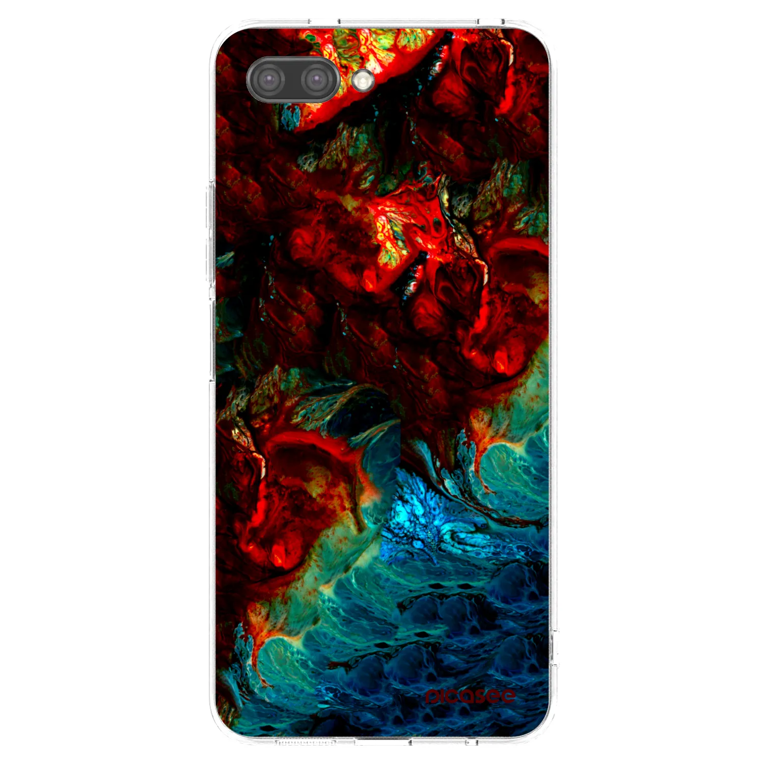 Picasee διαφανής θήκη σιλικόνης Honor 10 - Universe