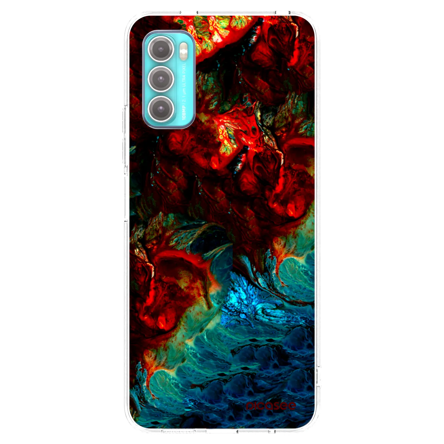 Picasee διαφανής θήκη σιλικόνης Motorola Moto G60 - Universe
