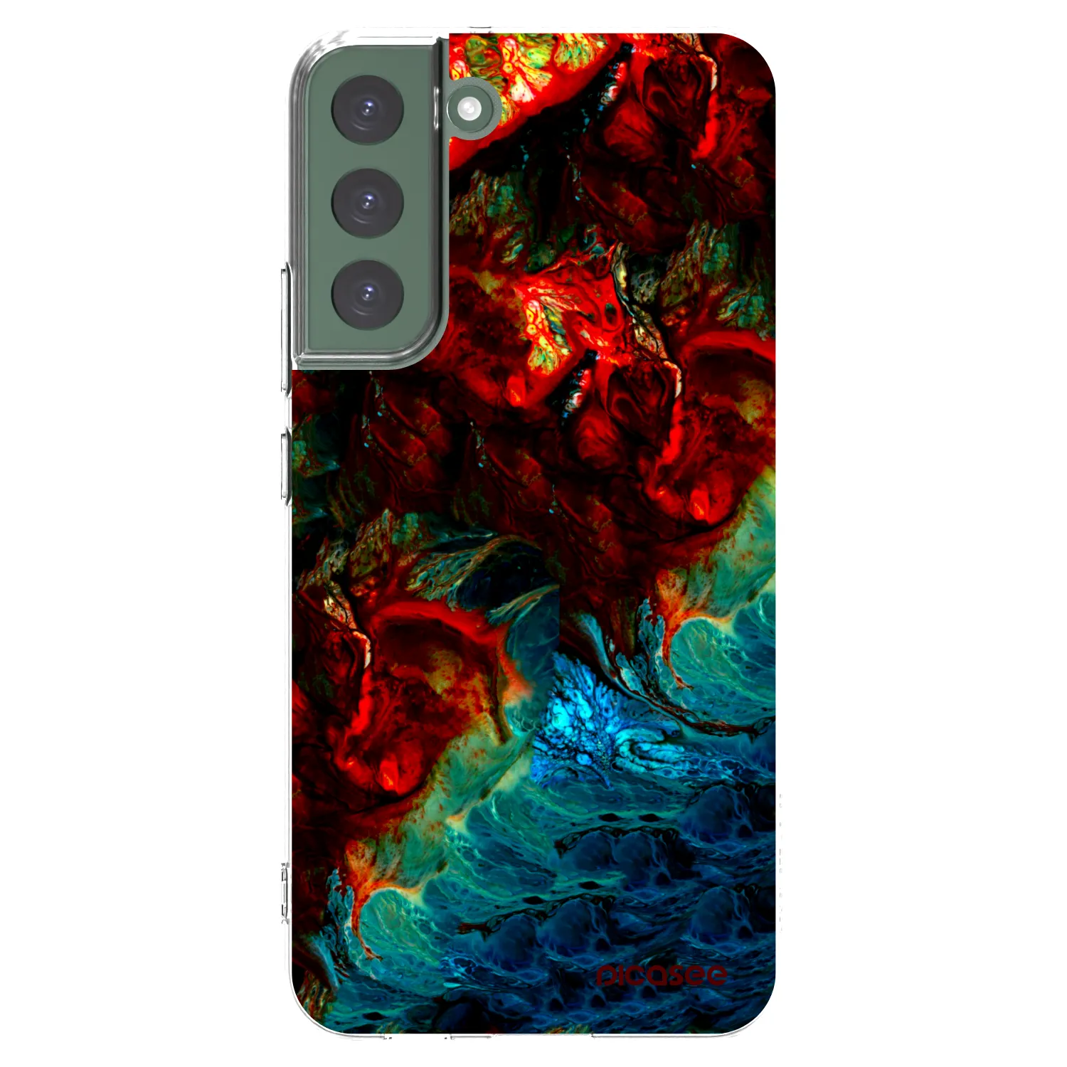 Picasee διαφανής θήκη σιλικόνης Samsung Galaxy S22+ 5G - Universe