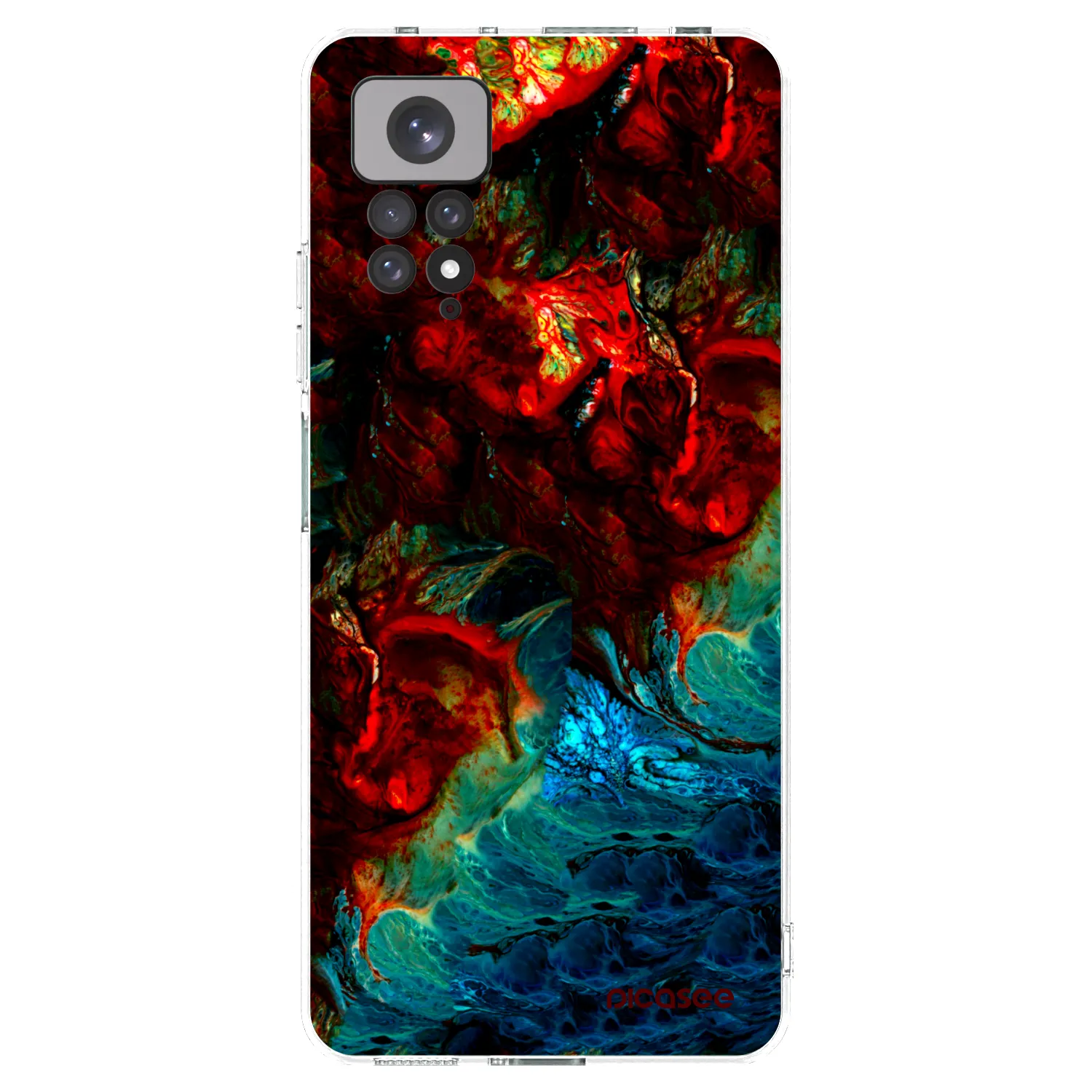 Picasee διαφανής θήκη σιλικόνης Xiaomi Redmi Note 11S 4G - Universe
