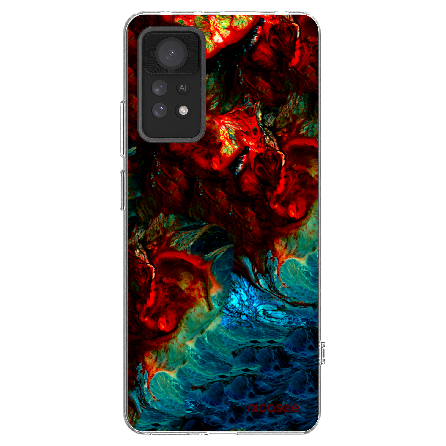 Picasee διαφανής θήκη σιλικόνης Xiaomi Redmi Note 11 Pro - Universe