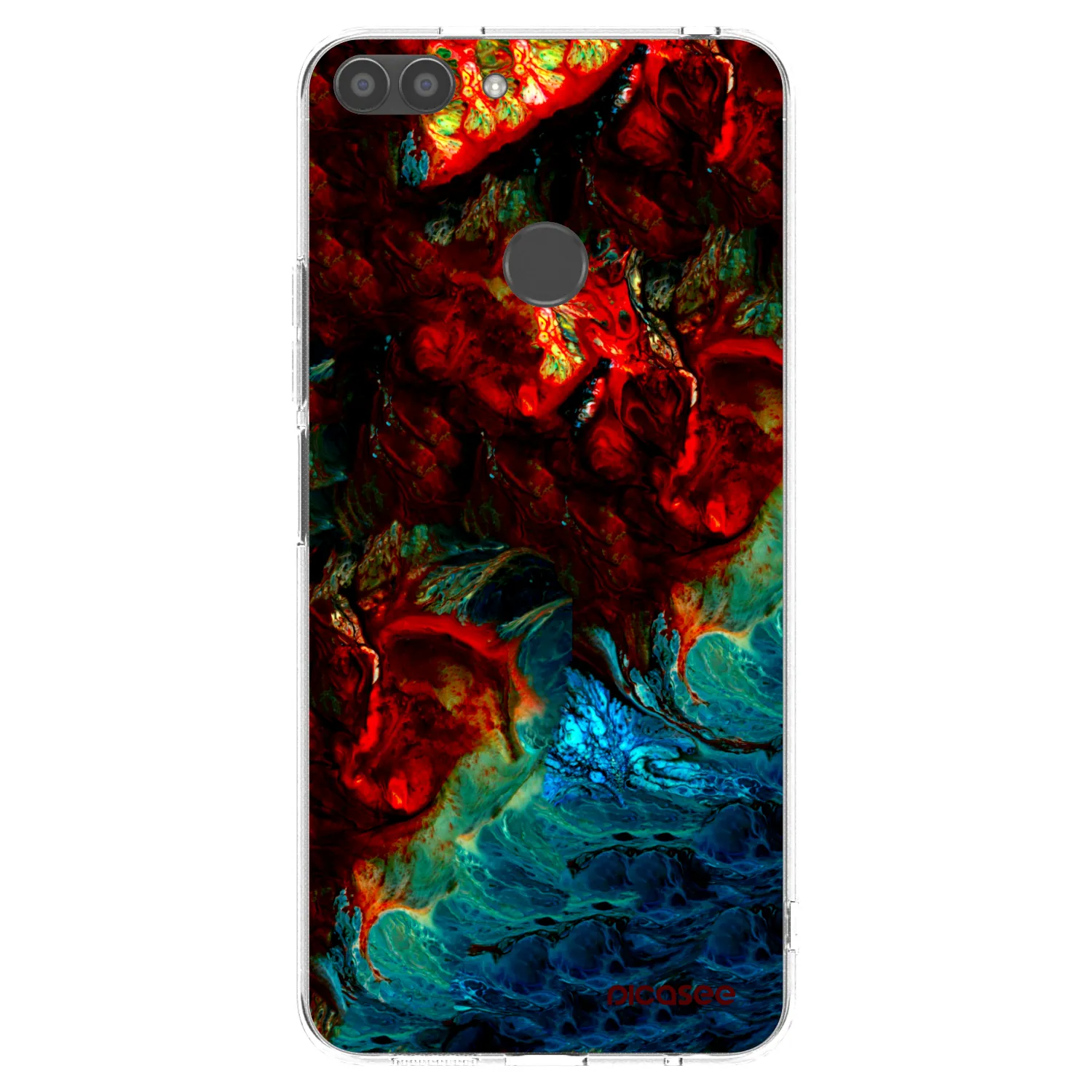 Picasee διαφανής θήκη σιλικόνης Huawei P Smart - Universe