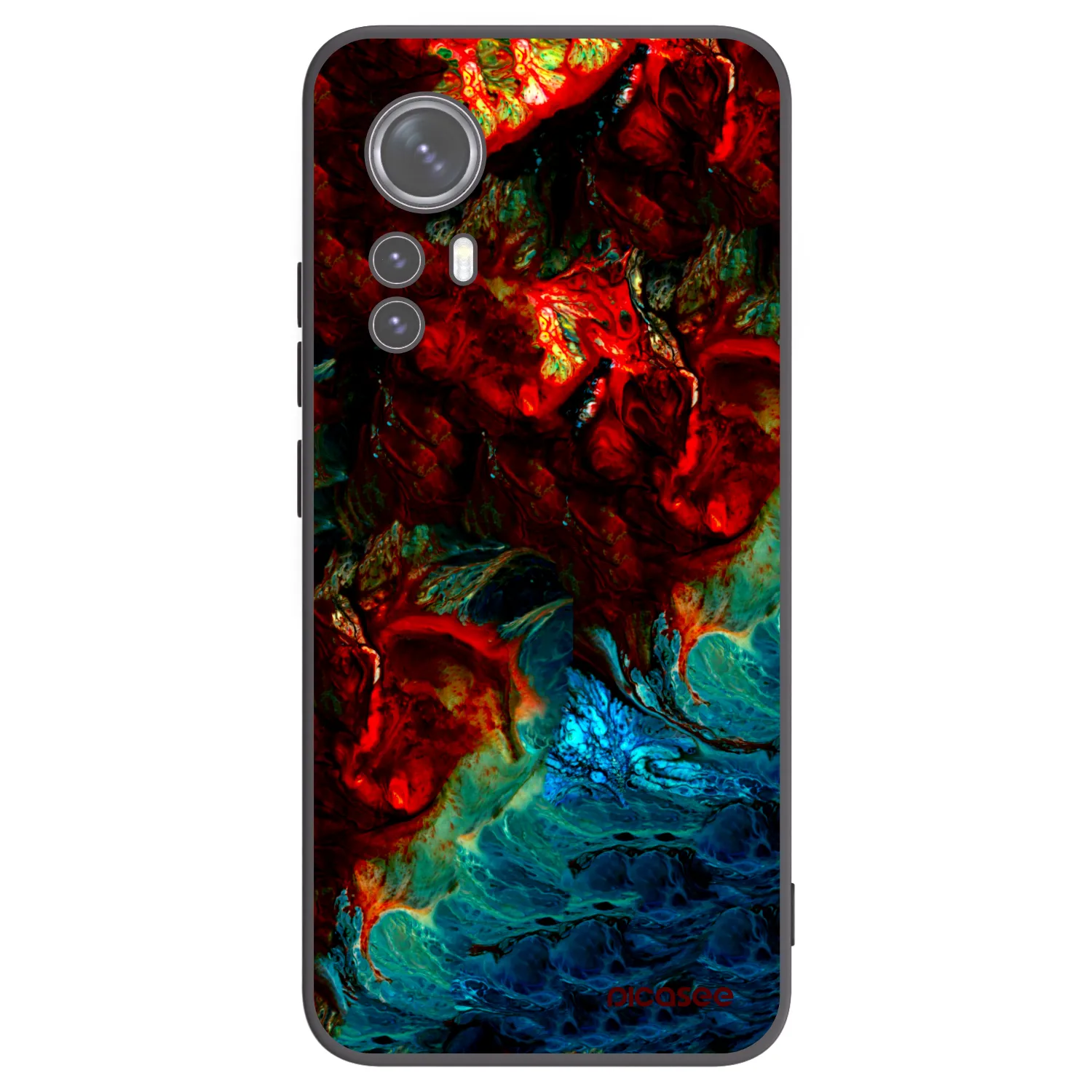 Picasee Μαύρη θήκη σιλικόνης για Xiaomi 12X - Universe