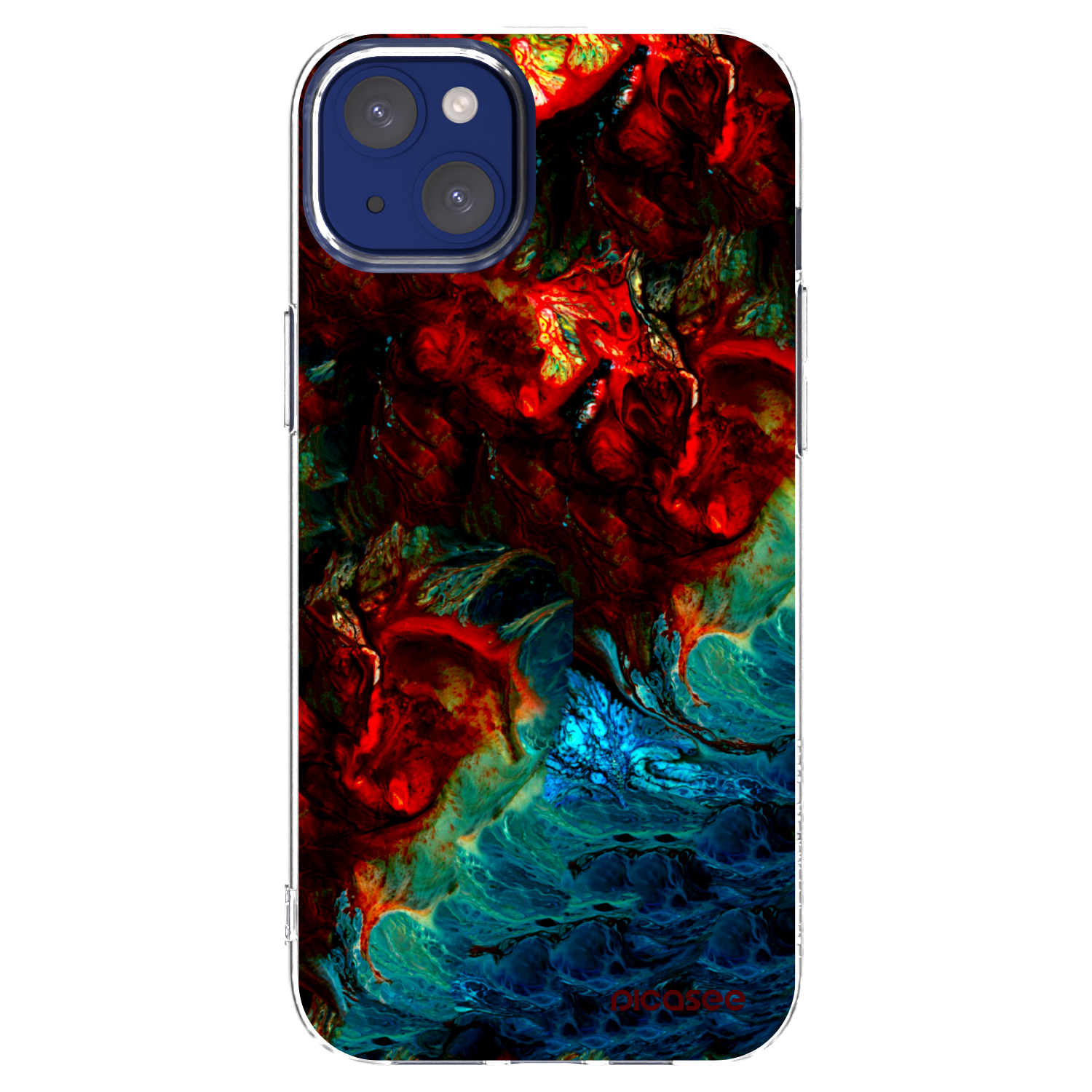 Picasee διαφανής θήκη σιλικόνης Apple iPhone 14 Plus - Universe