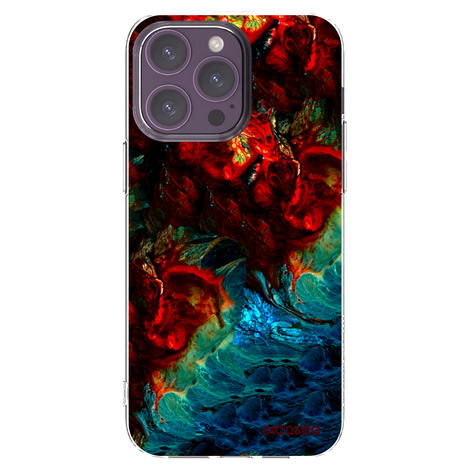 Picasee διαφανής θήκη σιλικόνης Apple iPhone 14 Pro Max - Universe