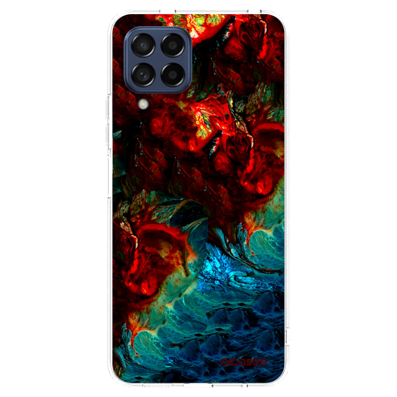 Picasee διαφανής θήκη σιλικόνης Samsung Galaxy M53 5G - Universe