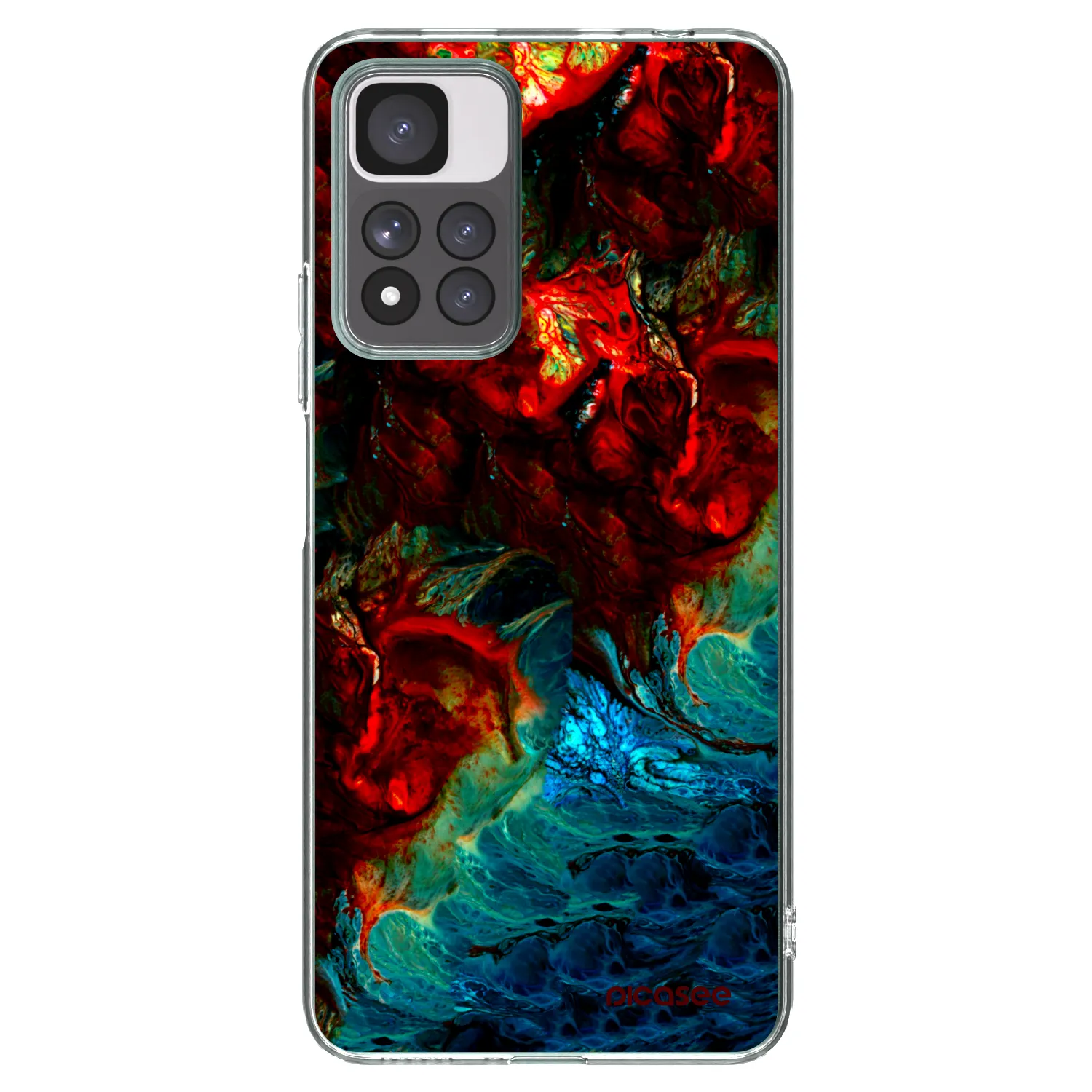 Picasee διαφανής θήκη σιλικόνης Xiaomi Redmi Note 11 Pro+ 5G - Universe