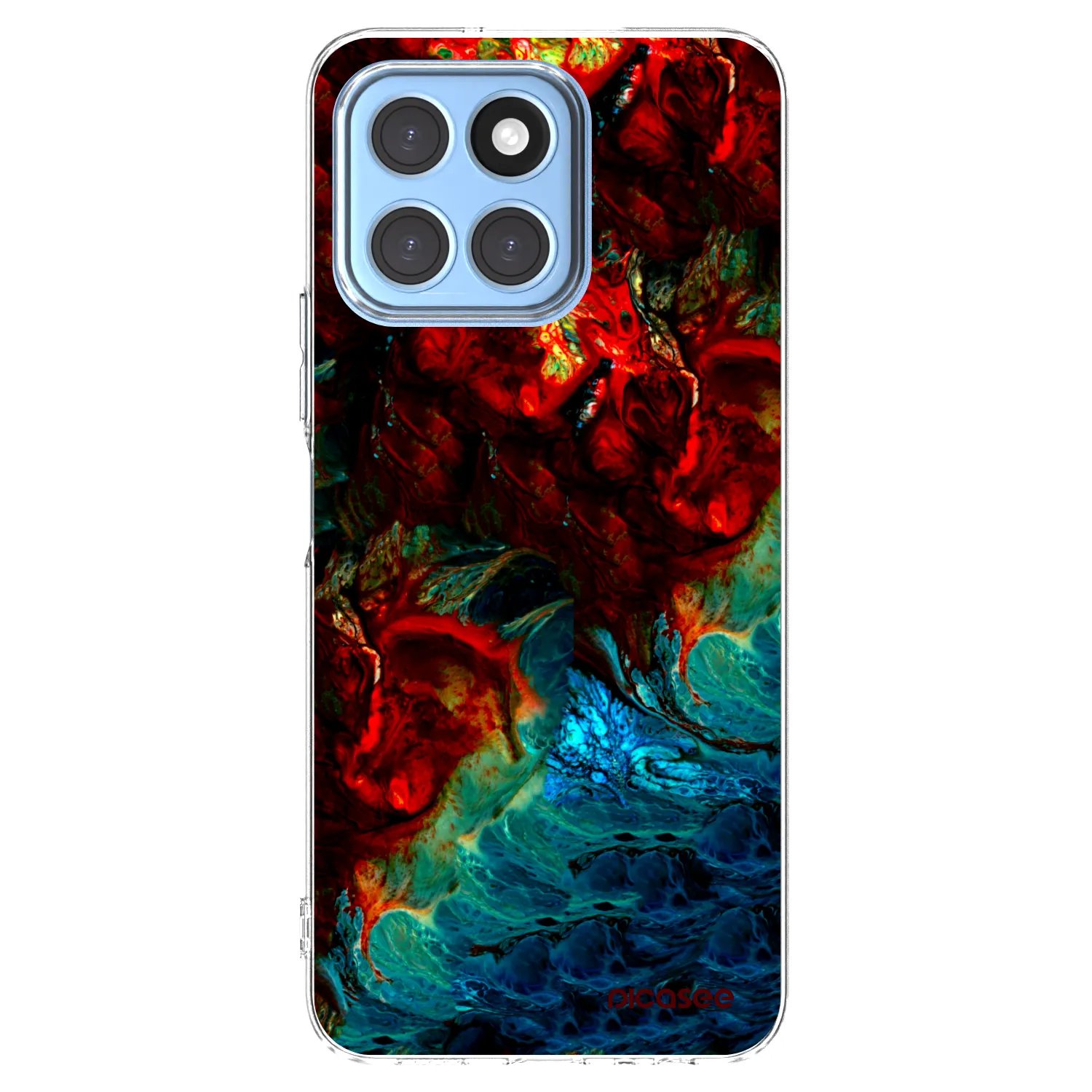 Picasee διαφανής θήκη σιλικόνης Honor X8 5G - Universe