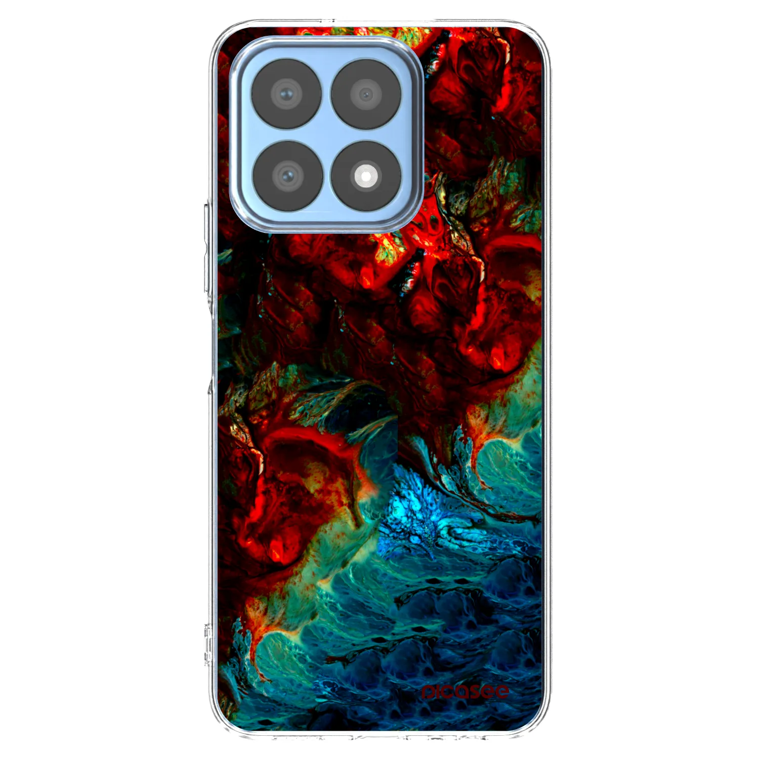 Picasee διαφανής θήκη σιλικόνης Honor X8a - Universe