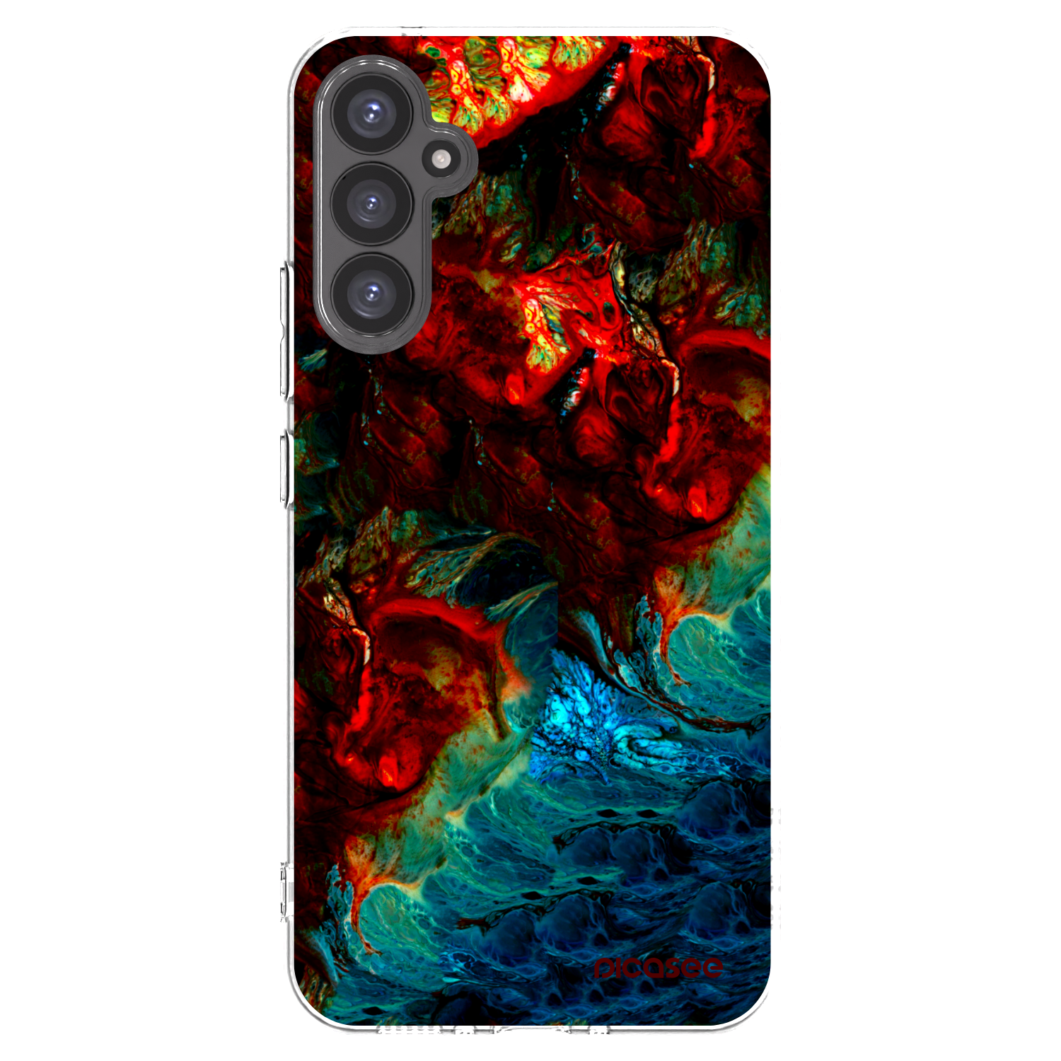 Picasee διαφανής θήκη σιλικόνης Samsung Galaxy A34 5G A346B - Universe