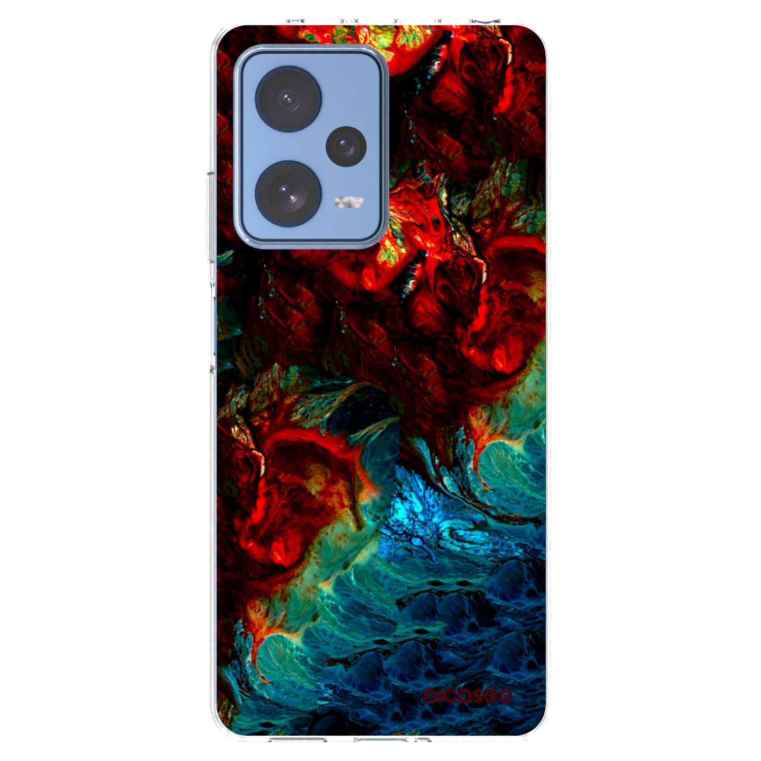 Picasee διαφανής θήκη σιλικόνης Xiaomi Redmi Note 12 Pro 5G - Universe