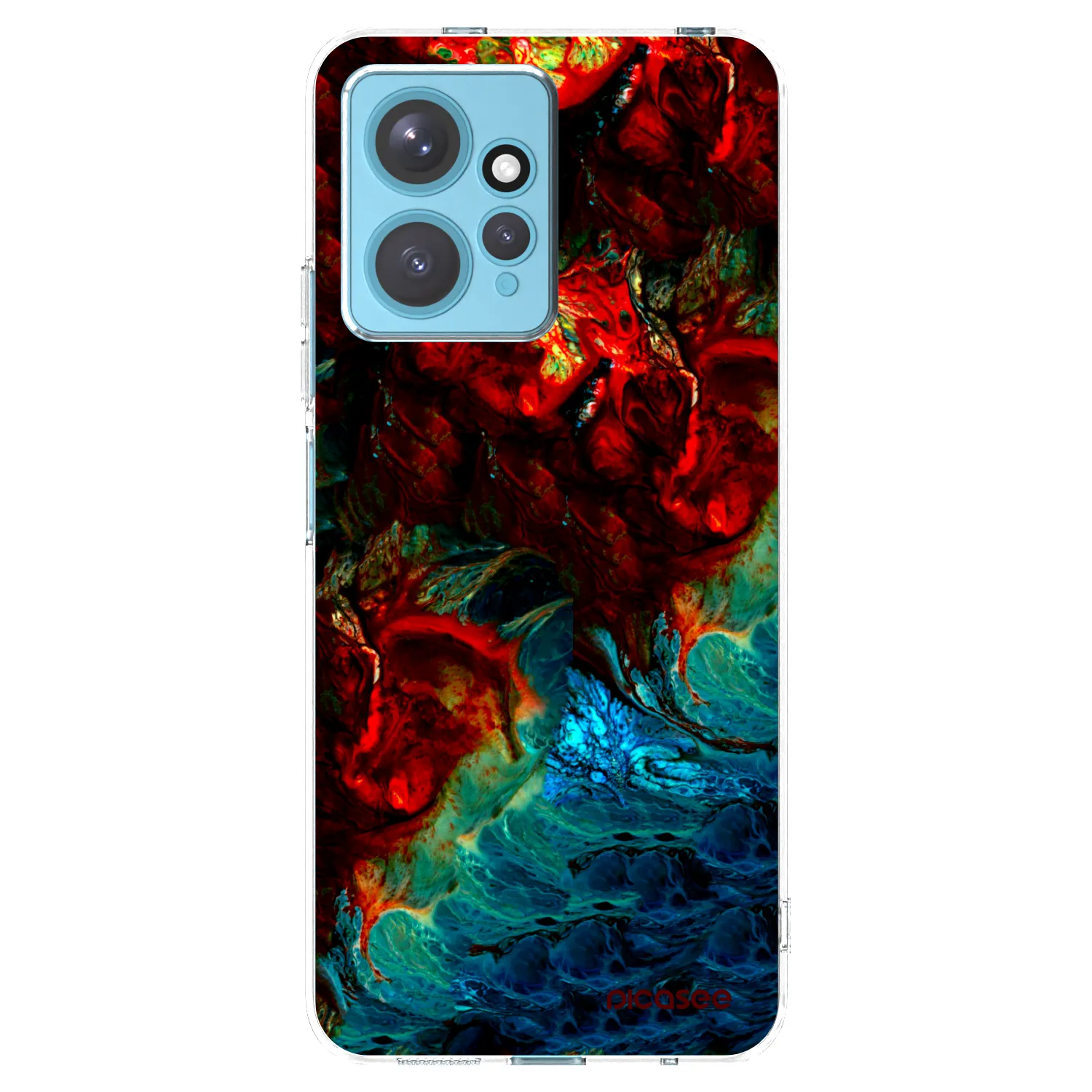 Picasee διαφανής θήκη σιλικόνης Xiaomi Redmi Note 12 4G - Universe