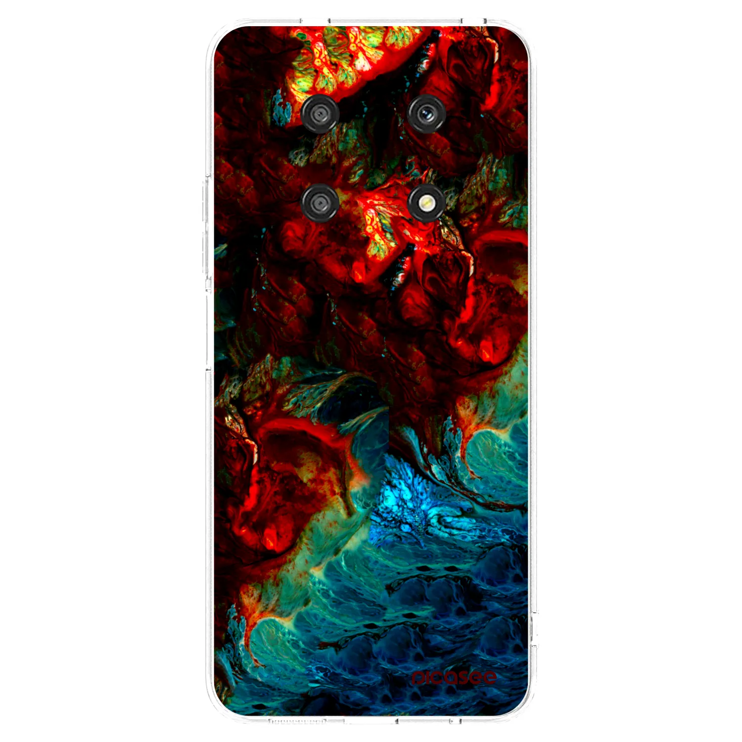 Picasee διαφανής θήκη σιλικόνης Honor Magic4 Lite 5G - Universe