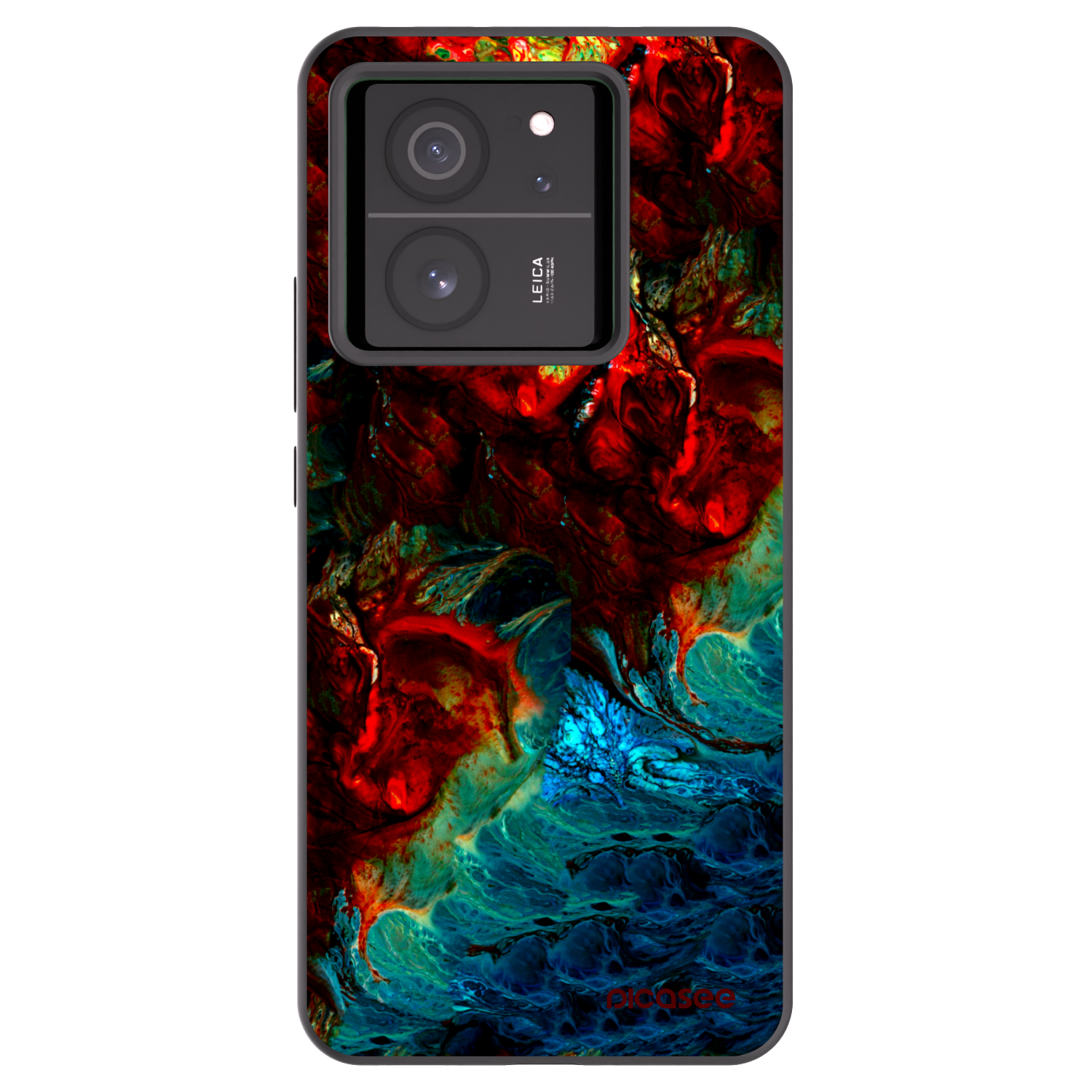 Picasee Μαύρη θήκη σιλικόνης για Xiaomi 13T - Universe