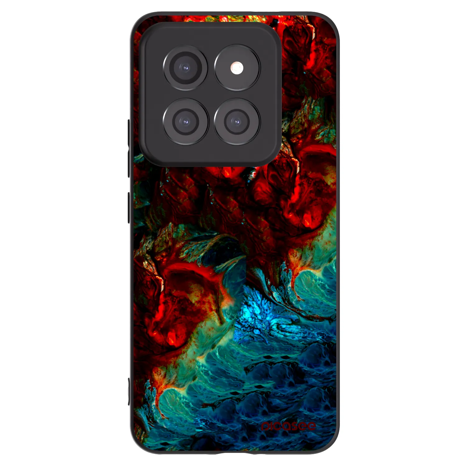 Picasee Μαύρη θήκη σιλικόνης για Xiaomi 14 Pro - Universe