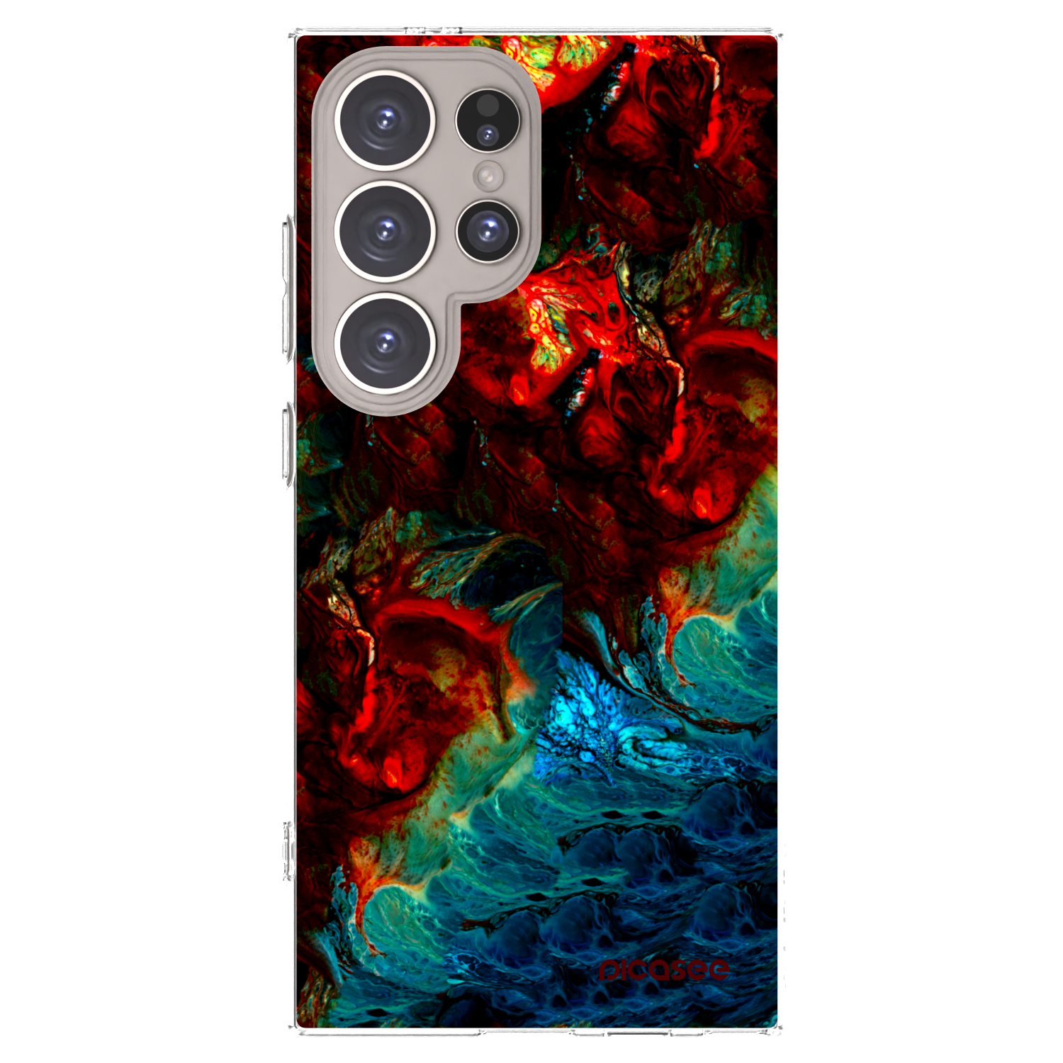 Picasee διαφανής θήκη σιλικόνης Samsung Galaxy S24 Ultra S928B 5G - Universe